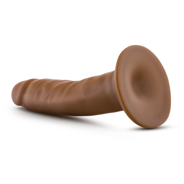 Dr Skin 5.5 Cock W- Suction Cup Mocha "