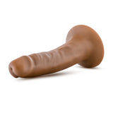 Dr Skin 5.5 Cock W- Suction Cup Mocha "