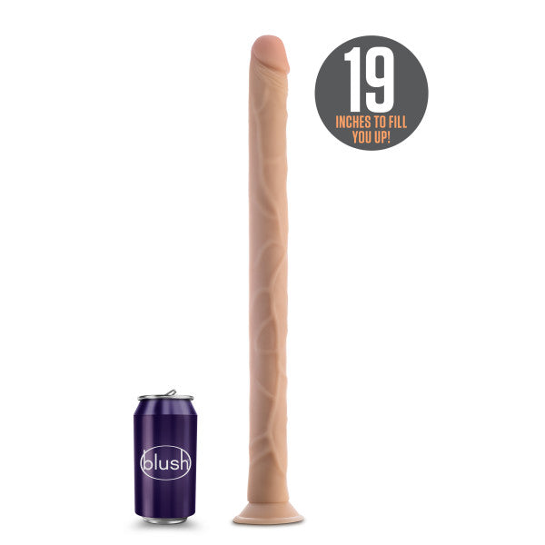 Dr Skin 19in Dildo Beige