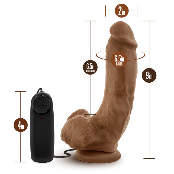 Loverboy The Boxer Vibrating 9 Realistic Cock Mocha "