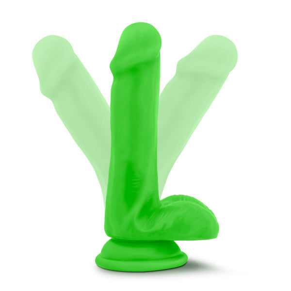 Neo 6 Dual Density Cock W-balls Neon Green "