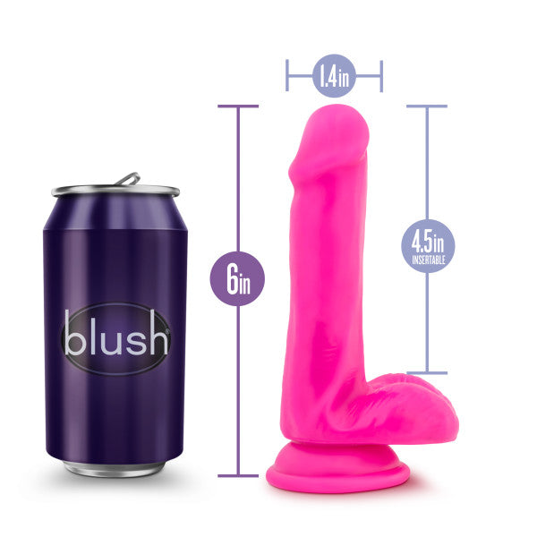 Au Naturel Bold Delight 6 In Dildo Pink