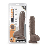 Dr Skin Dr Mason 9in Dildo W- Suction Chocolate