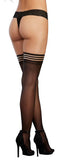 Strappy Top Sheer Thigh High O-s