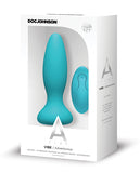 A-play Vibe Adventurous Anal Plug Rechargeable W- Remote Teal