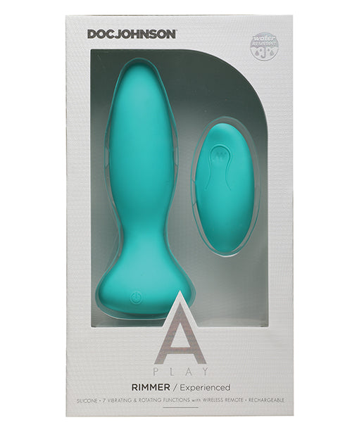 (wd) A-play Rimmer Experienced Plug Rechargeable W- Remote Teal