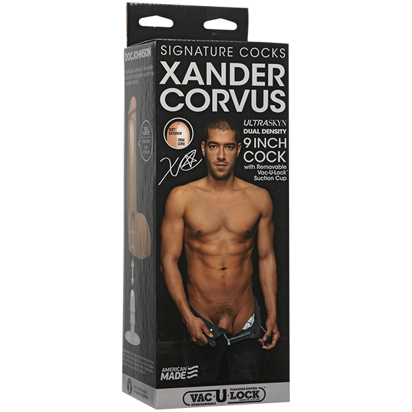 Signature Cocks Xander Corvus 9 In Ultraskyn