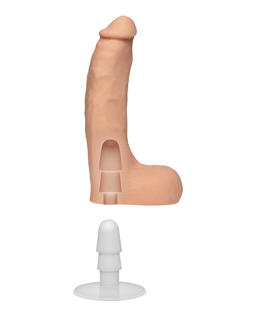 Signature Cocks Chad White 8.5 In Ultraskyn Cock W- Suction Cup