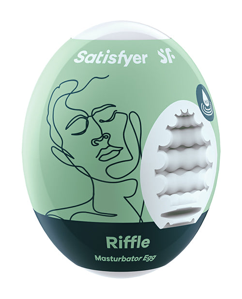 Satisfyer Riffle Masturbator Egg Light Green
