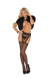 Fishnet Garter Belt Black O-s