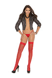 Fishnet Stocking Red O-s