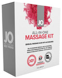 Jo All In One Massage Glide Kit Warming Silicone Based 1 Oz