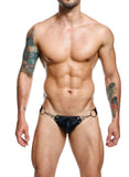 Male Basics Dngeon Snap Jockstrap Black O-s (hanging)