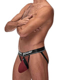 Cock Pit Cock Ring Jock Burgundy S-m