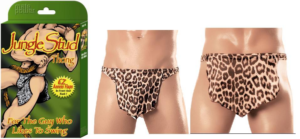 Novelty Jungle Stud Loin Cloth O-s