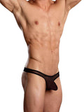 Euro Male Mesh Thong Black L-xl