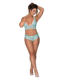 (wd)seabreeze Strappy Back Cam Short Set Turquoise L/xl