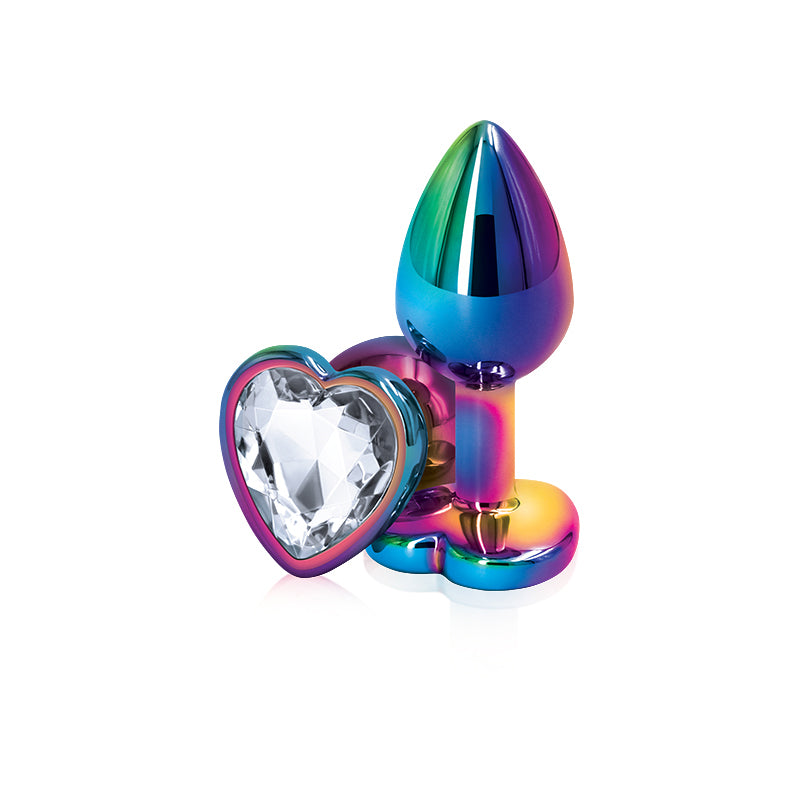 Rear Assets Multicolor Heart Small Clear