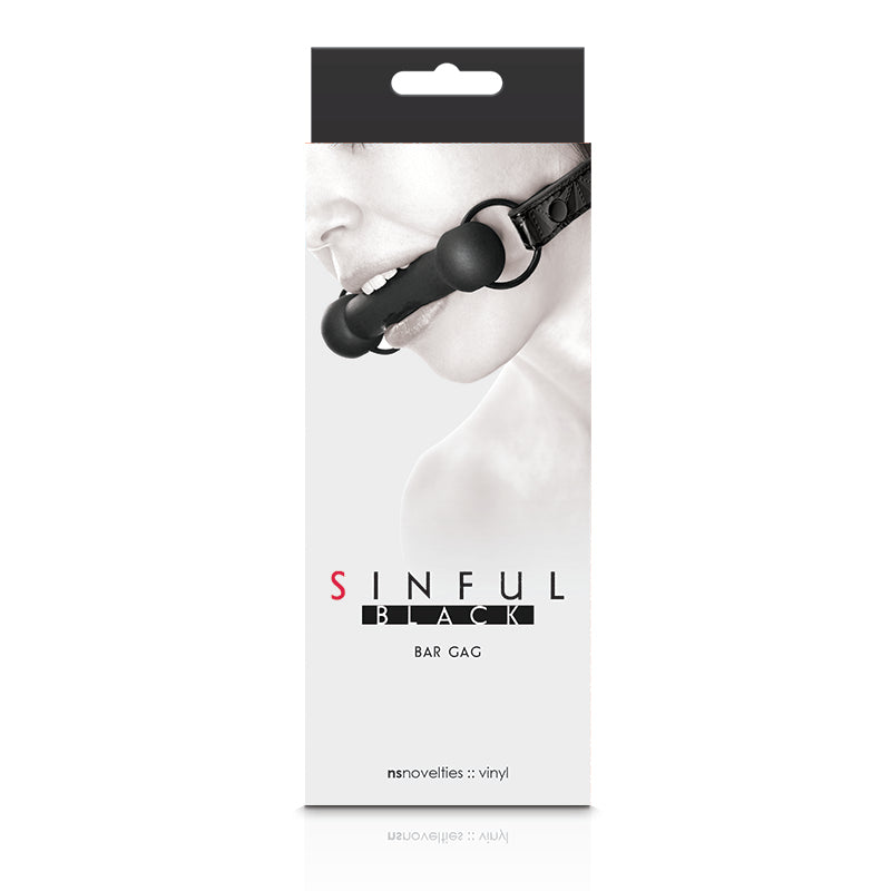 Sinful Bar Gag Black