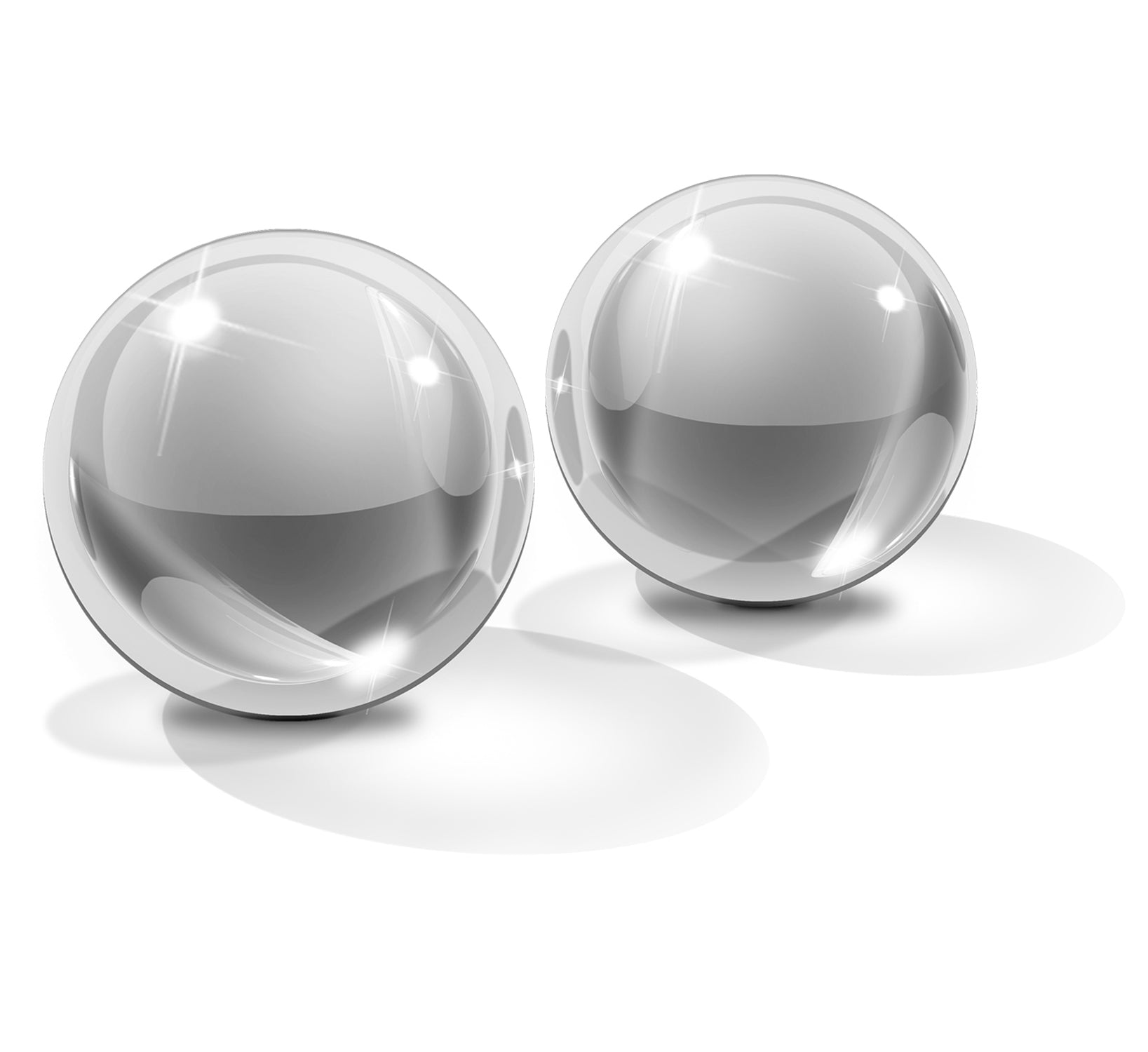 Icicles #42 Medium Glass Ben-wa Balls