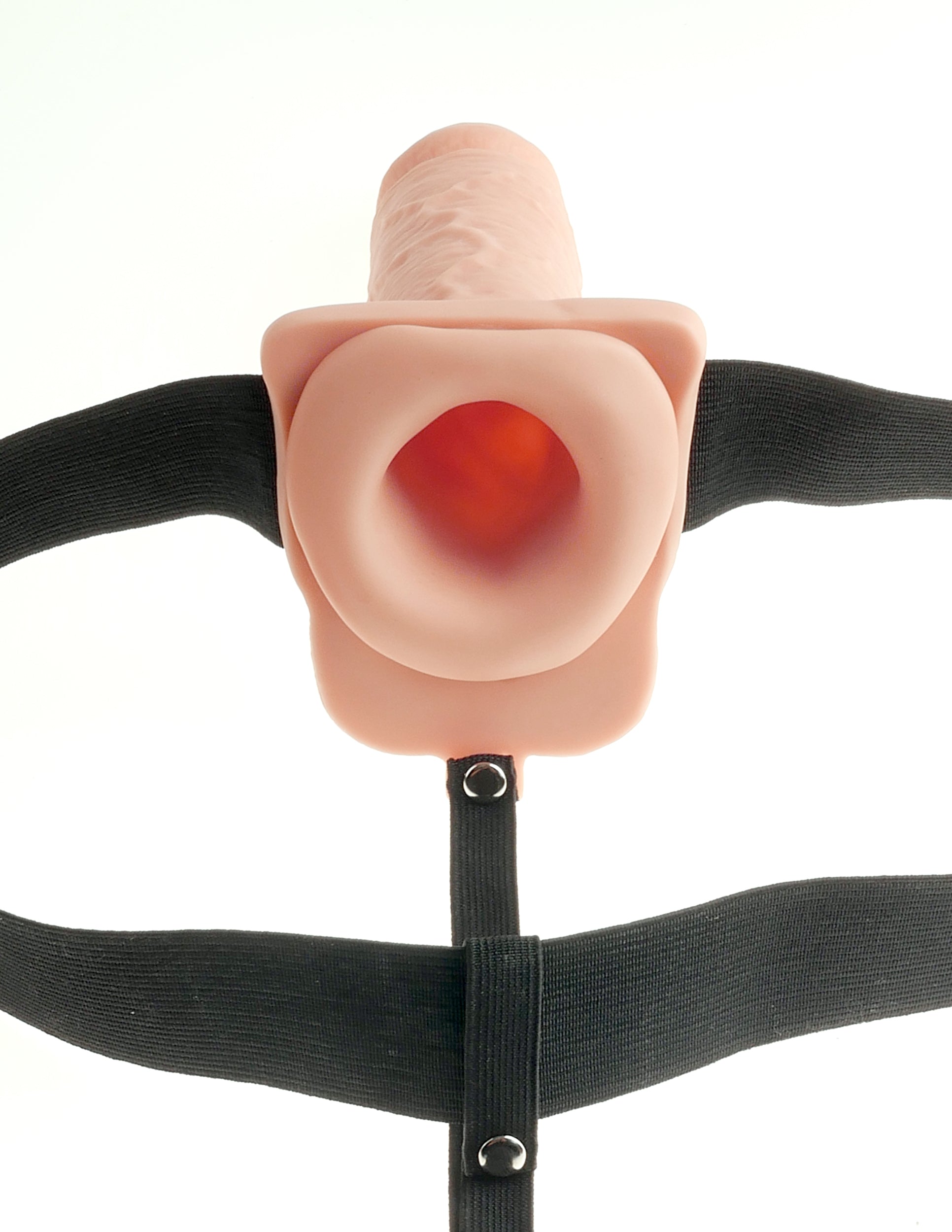 Fetish Fantasy 7 In Hollow Rechargeable Strap-on W- Balls