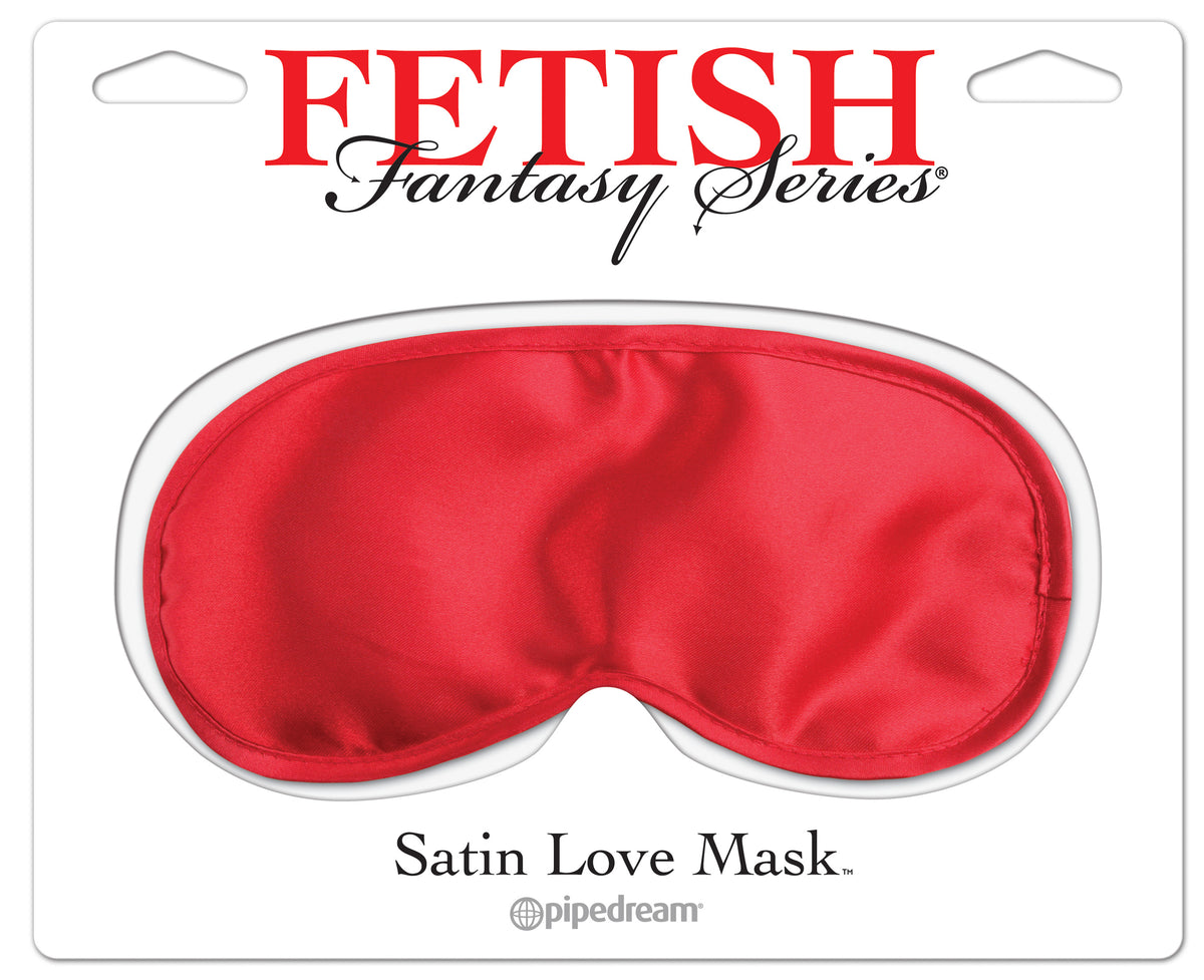 Fetish Fantasy Love Mask-red Satin