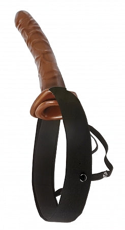 Fetish Fantasy 10in Chocolate Dream Hollow Strap On
