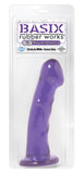 Basix Rubber Works Purple 6.5in Dong W-suction Cup