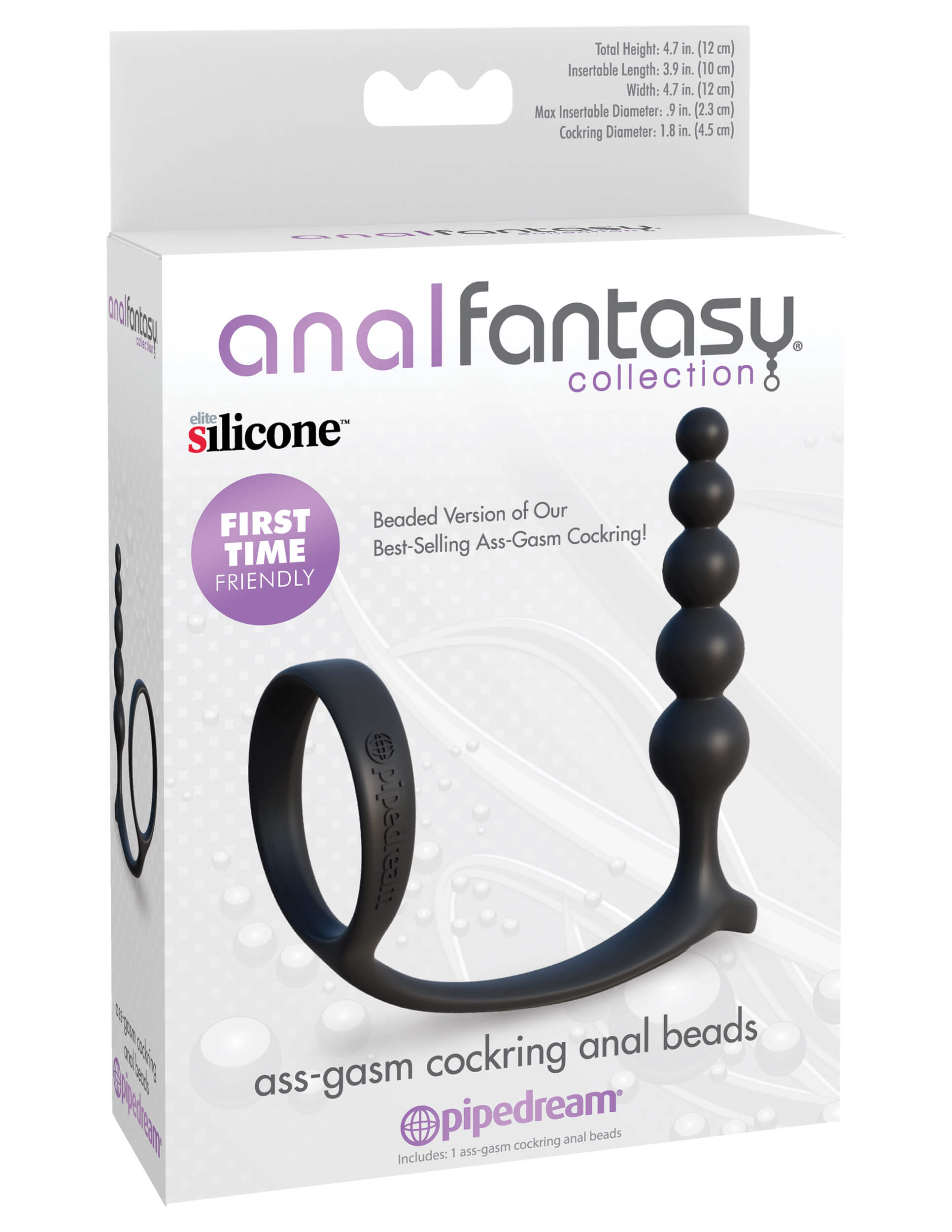 Anal Fantasy Ass-gasm Cockring Anal Beads