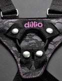 Dillio 6 Strap On Suspender Harness Set Pink "