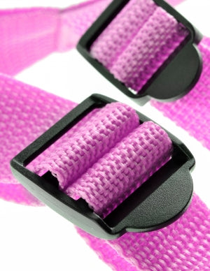 Dillio 7 Strap On Suspender Harness Set Pink "