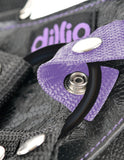 Dillio 7 Strap On Suspender Harness Set Purple "