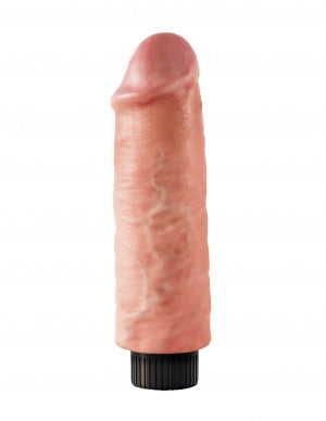 King Cock 6 In Cock Flesh Vibrating