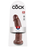 King Cock 9 In Cock Brown