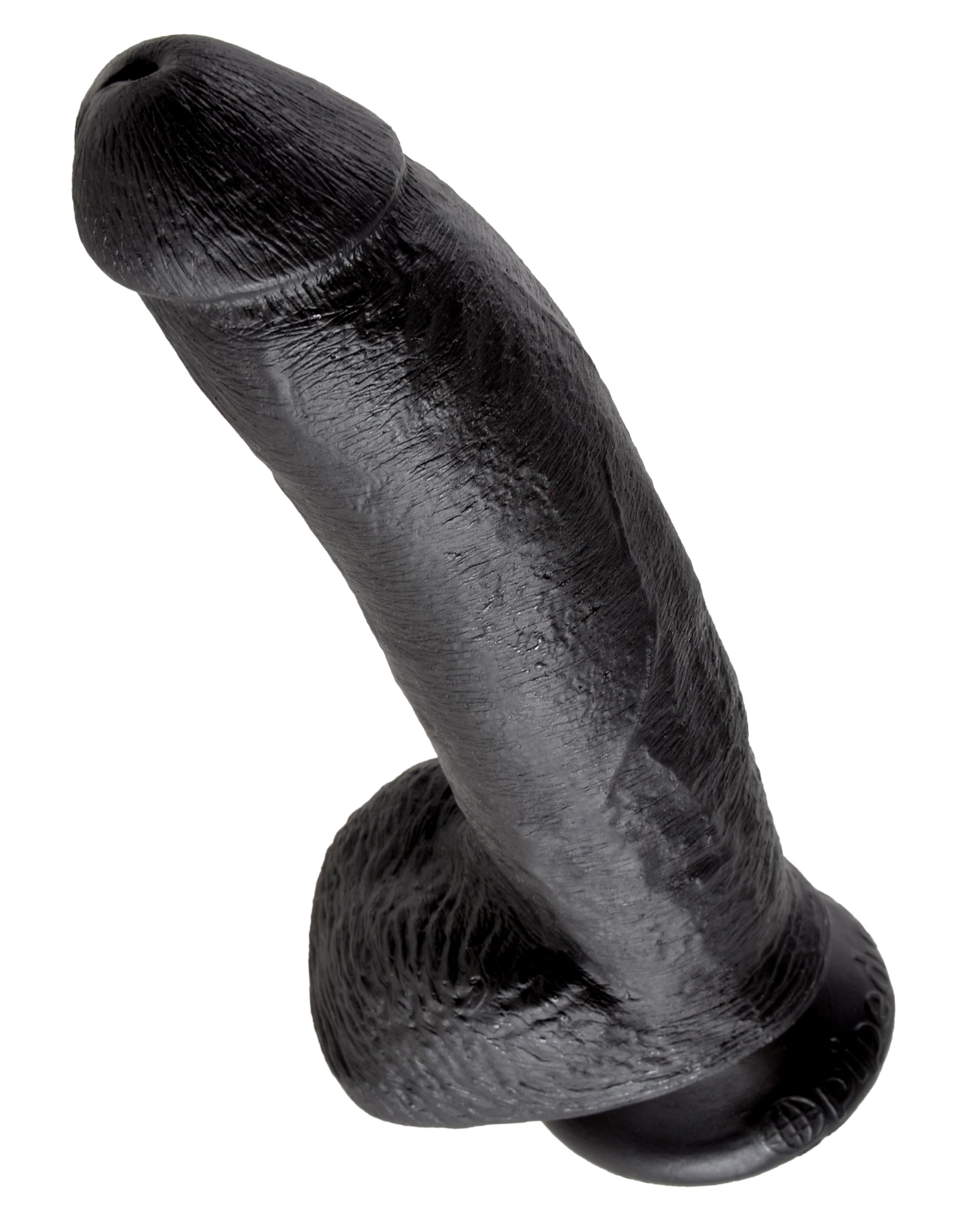King Cock 9 In Cock W-balls Black