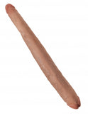 King Cock 16 In Tapered Double Dildo Tan