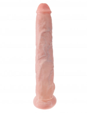 King Cock 14 In Cock W-balls Light