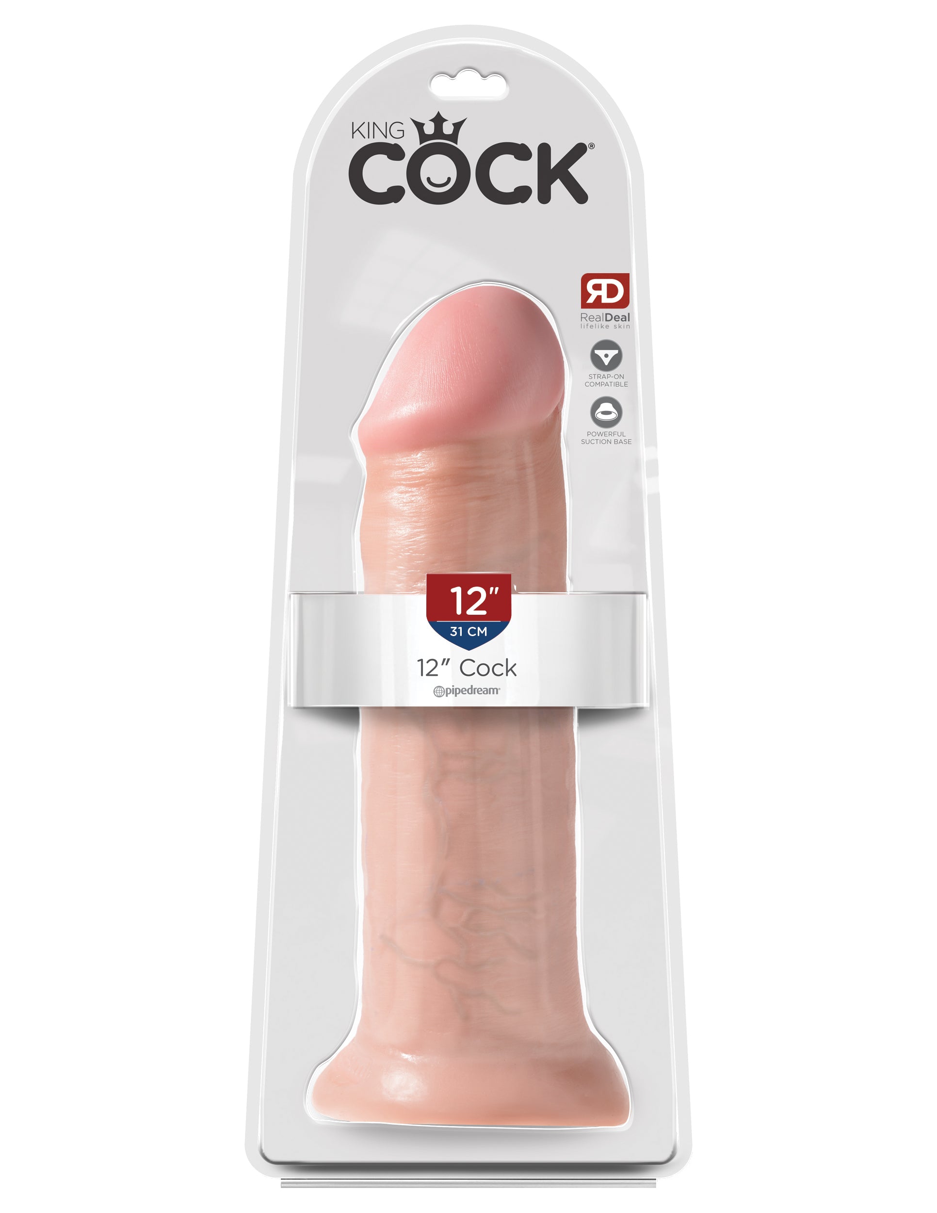 King Cock 12 In Cock Light