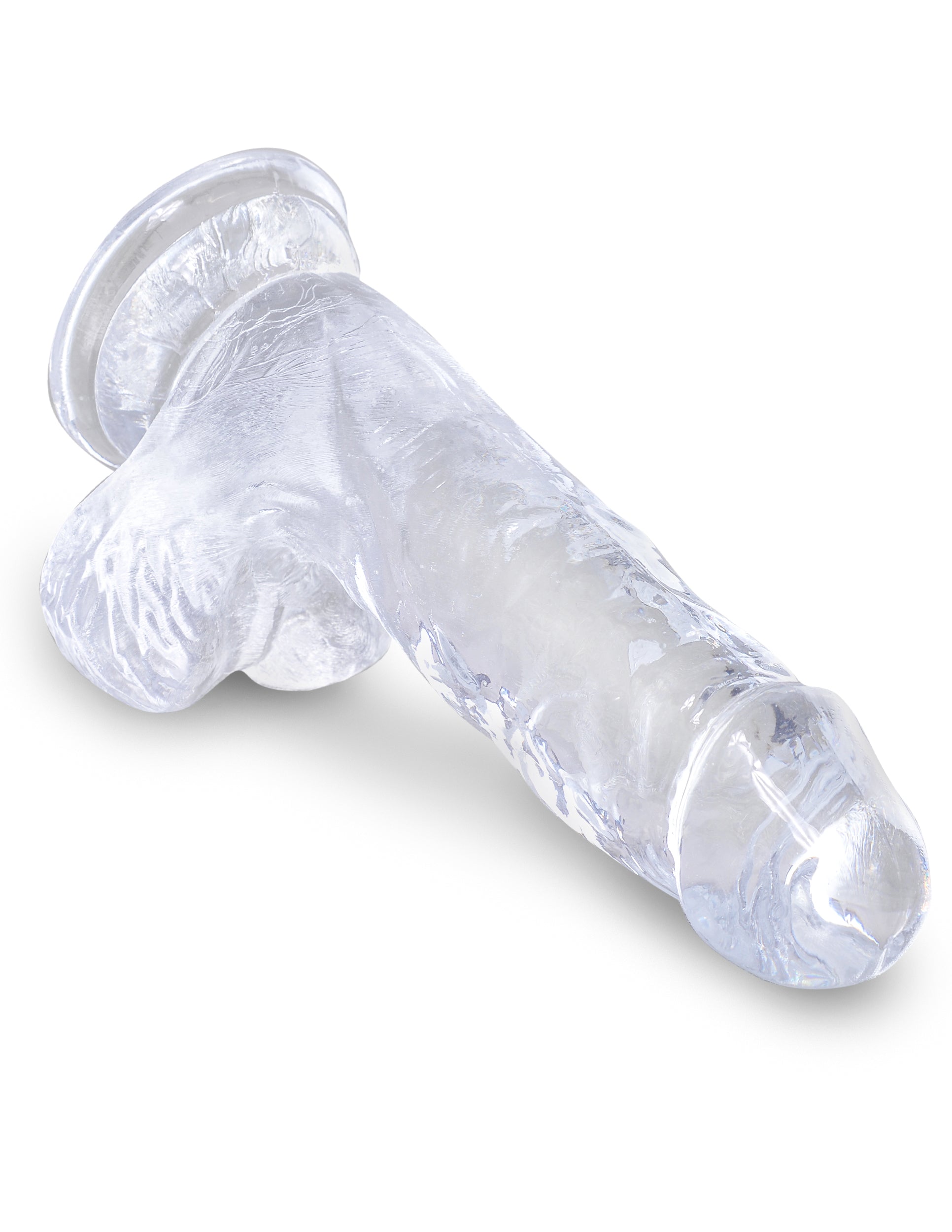 King Cock Clear 5 In Cock W- Balls