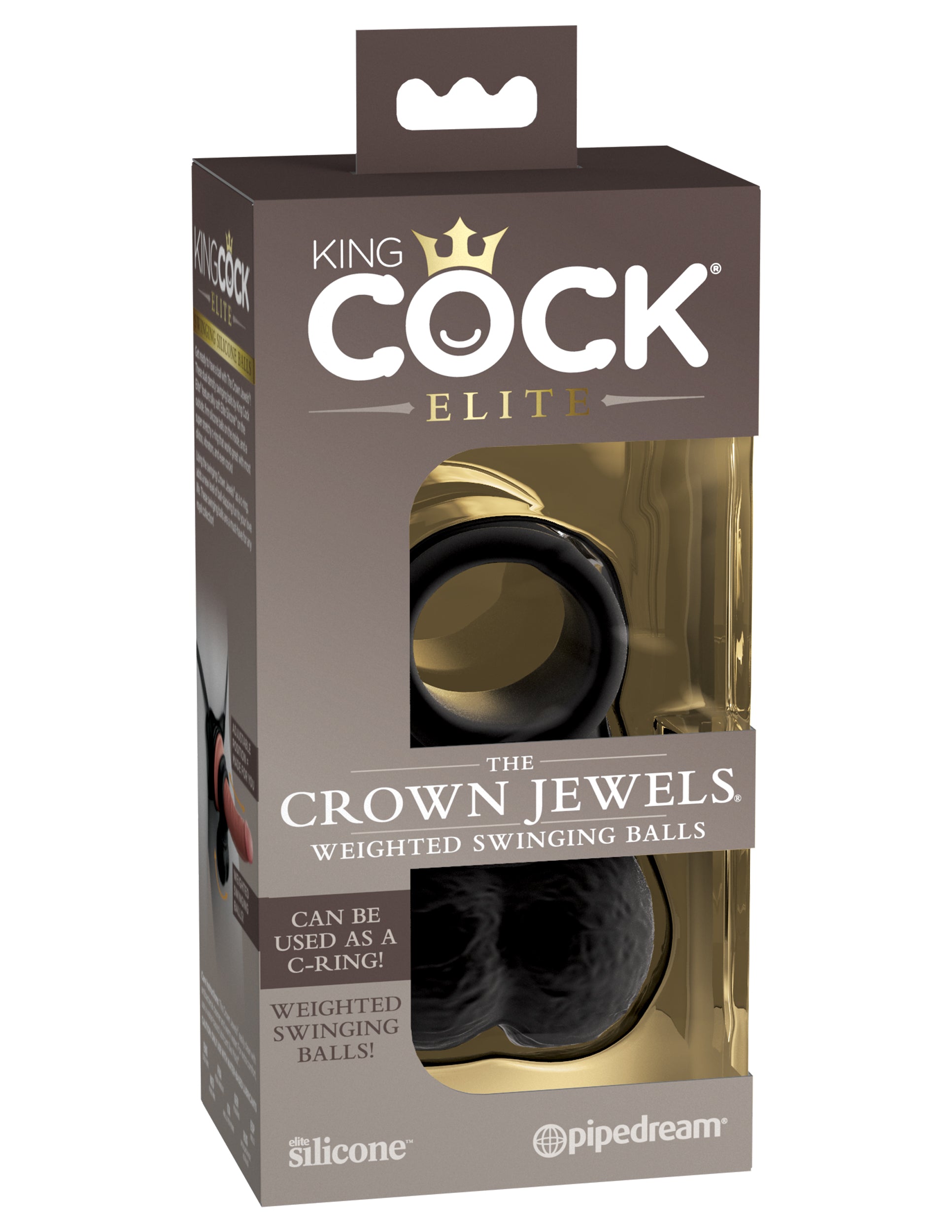 King Cock Elite Swinging Silicone Balls