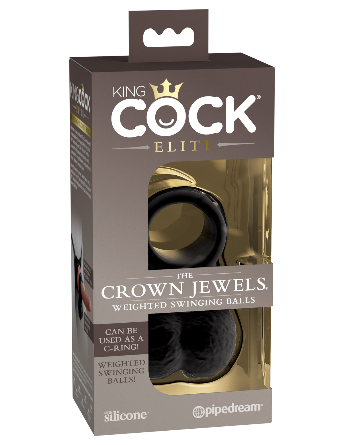 King Cock Elite Swinging Silicone Balls
