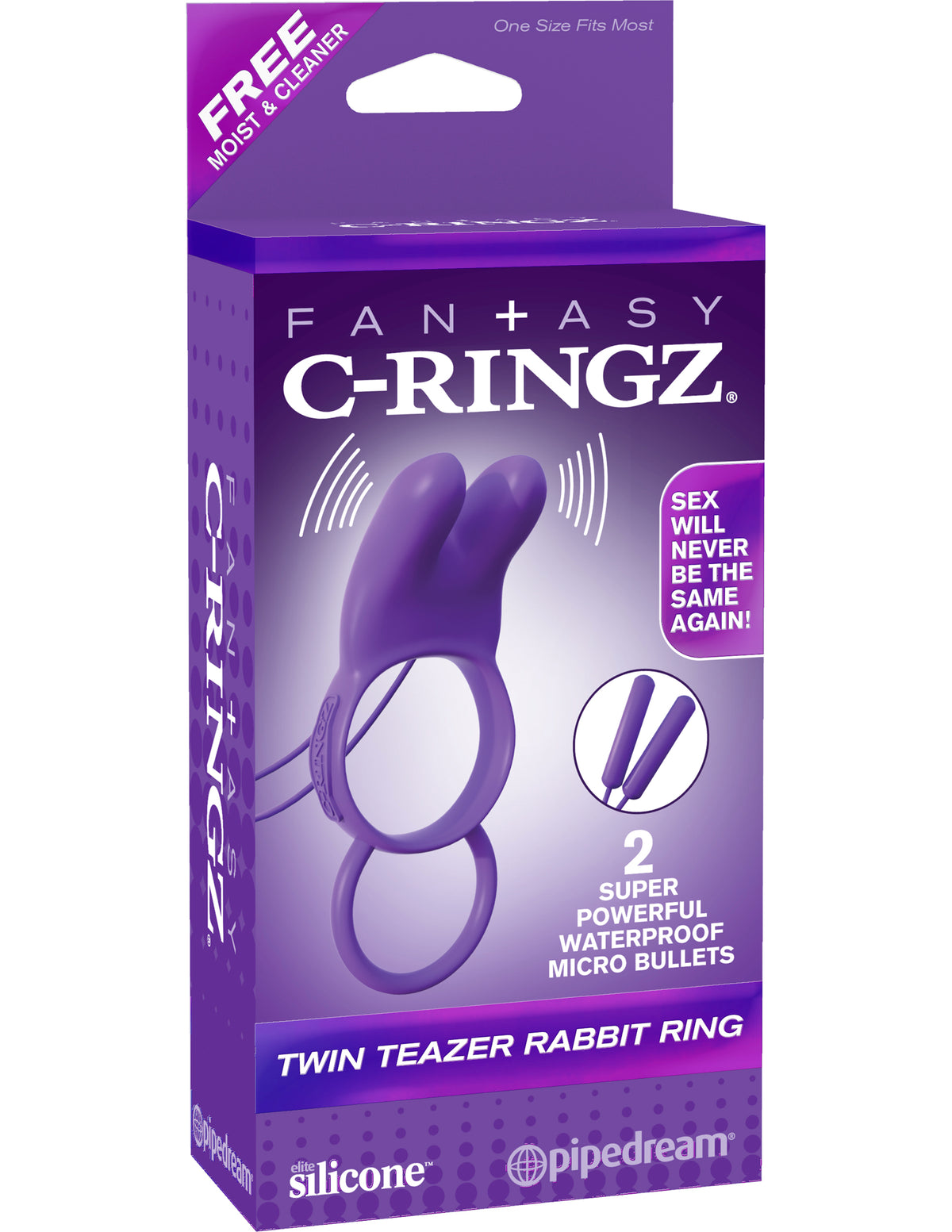 Fantasy C-ringz Twin Teazer Rabbit Ring