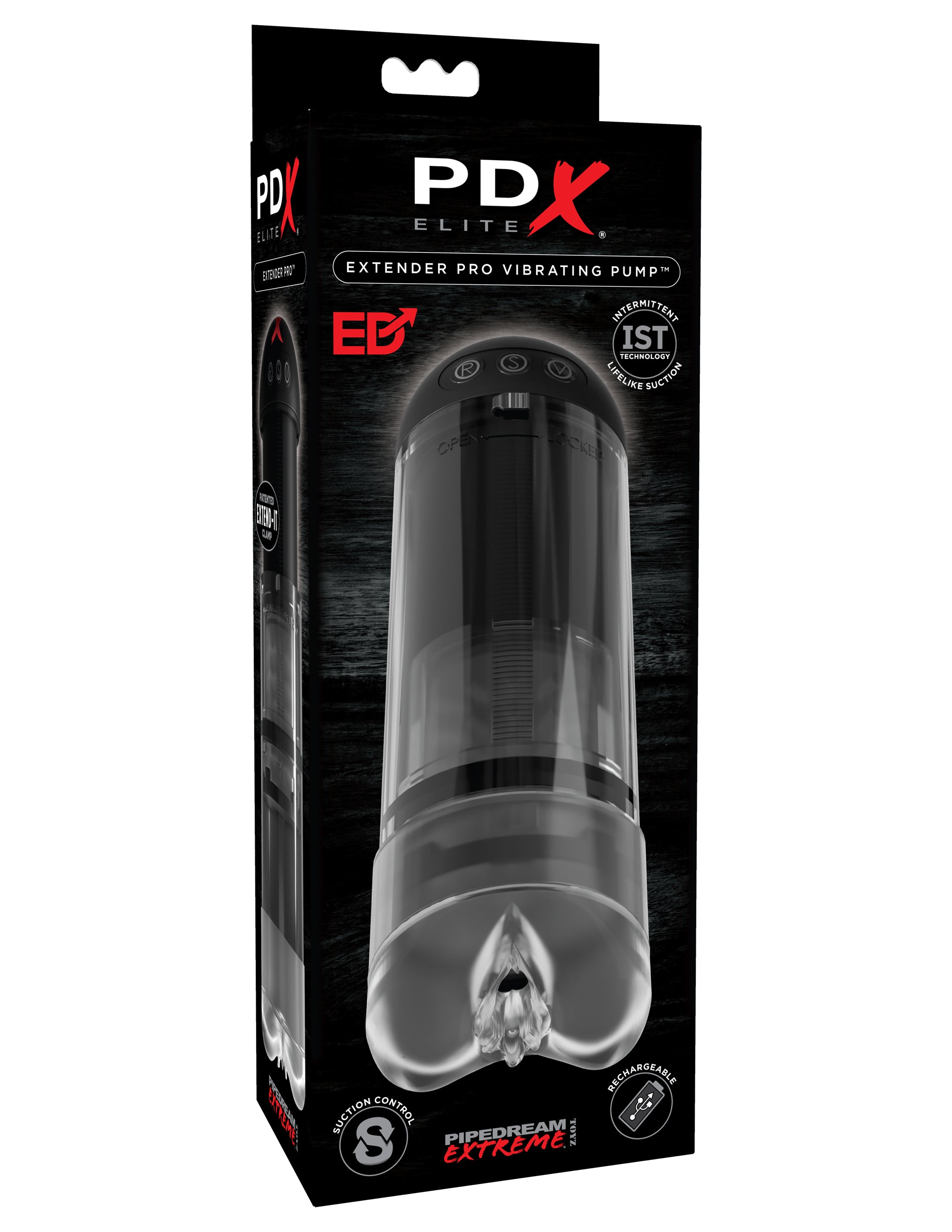 Pdx Elite Extender Pro Pump Vibrating