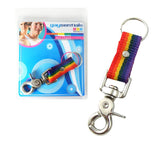 Nylon Key Tag W-scissor Snap