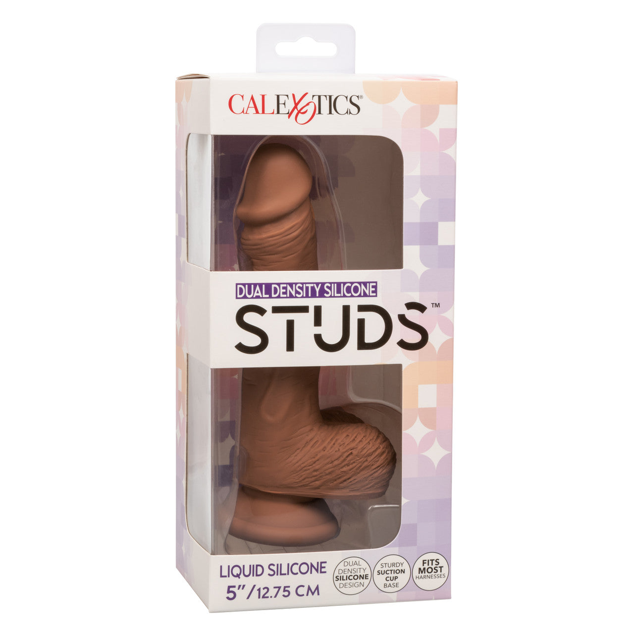 Dual Density Silicone Stud 5in Brown