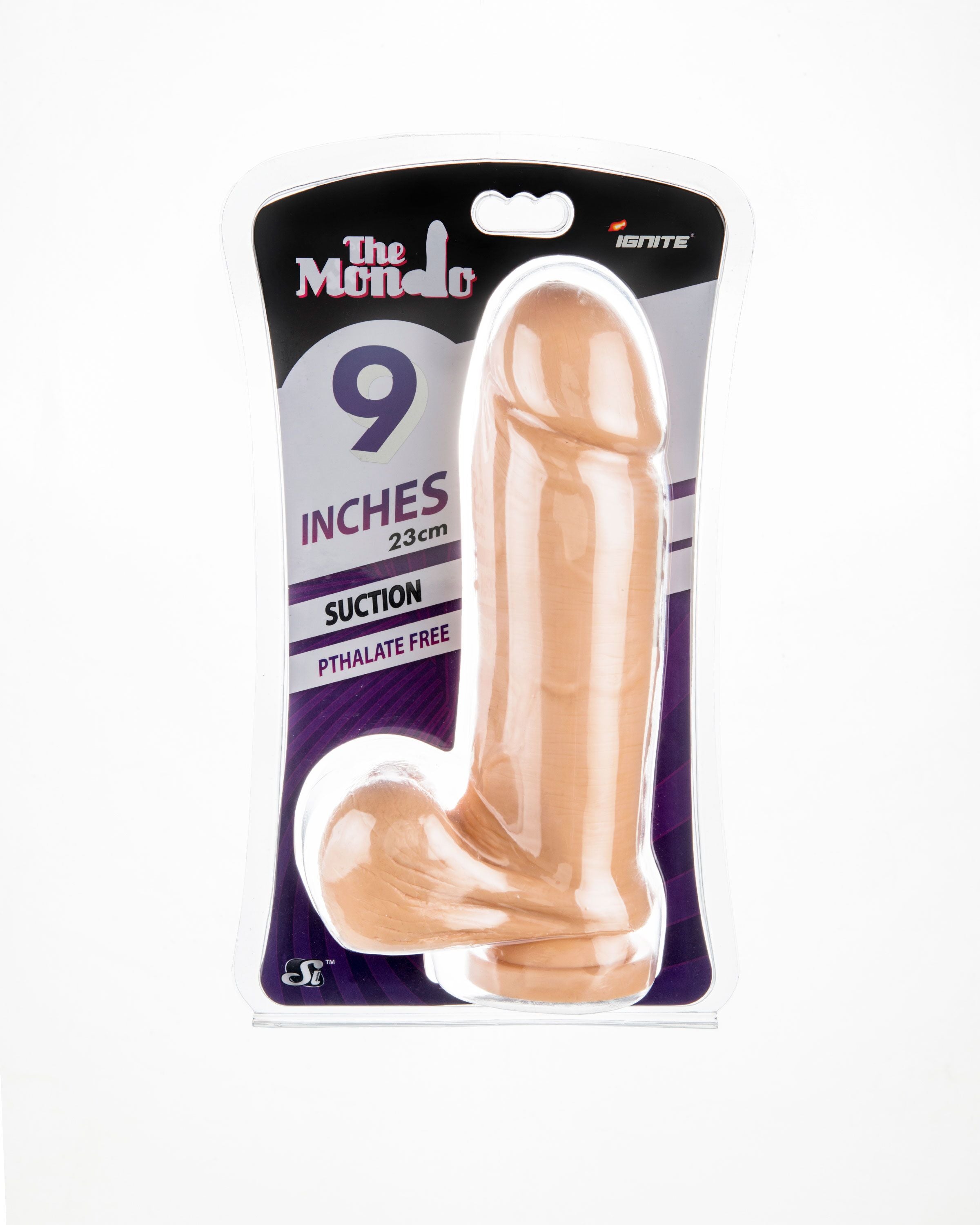 Iginte Thick Cock W-balls 9in Suction Flesh