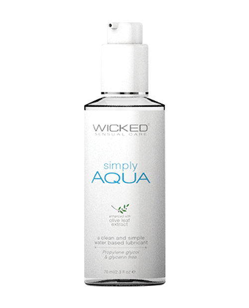 Wicked Simply Aqua Lube 2.3 Oz