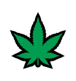 Green Marijuana Leaf Pin