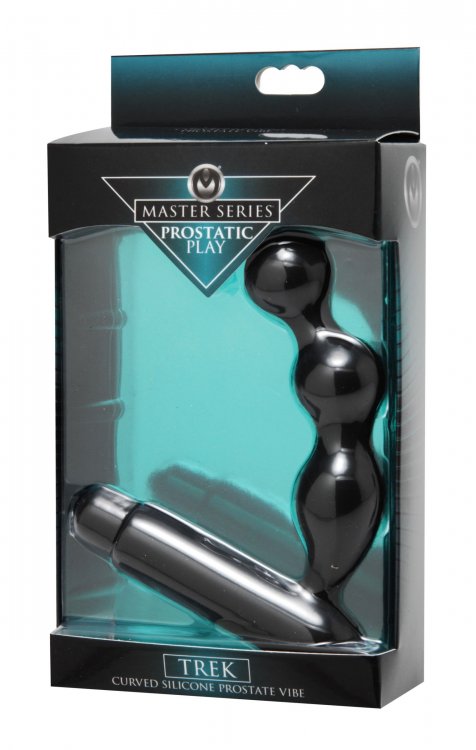 Master Series Prostatic Play Trek Curved Silicone Prostate Vibe