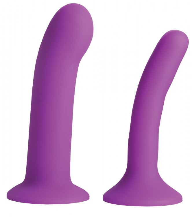 (d) Strap U Silicone G Spot Du Dildo Set